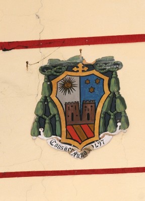 Ambito laziale sec. XX, Dipinto con stemma del vescovo Torres