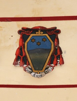 Ambito laziale sec. XX, Dipinto con stemma vescovile