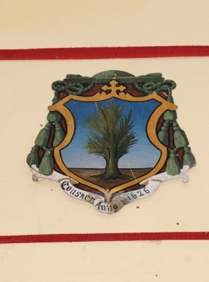Ambito laziale sec. XX, Dipinto con stemma del vescovo Paoli