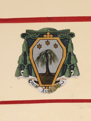 Ambito laziale sec. XX, Dipinto con stemma del vescovo Vannini