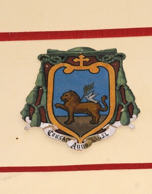 Ambito laziale sec. XX, Dipinto con stemma del vescovo Anania