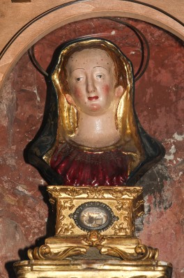 Ambito toscano secc. XVI-XVII, Reliquiario a busto di Sant'Agata