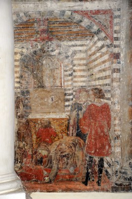 Giovanni di Pietro sec. XV, Miracolo di San Bernardino da Siena