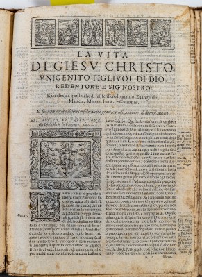 Ambito veneziano (1591), Pagina con Evangelisti e Trinità