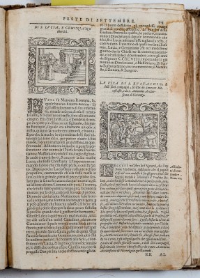Ambito veneziano (1591), Martirio di Santa Lucia e Visione di Sant'Eustachio