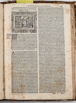 Ambito veneziano (1591), Santa davanti al giudice 2/2