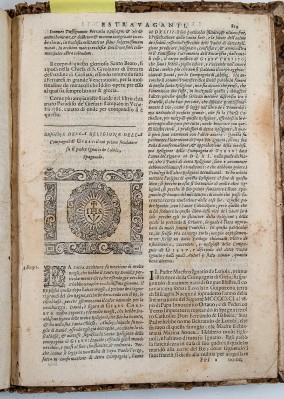 Ambito veneziano (1591), Monogramma di Gesù