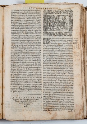 Ambito veneziano (1591), Lapidazione di un santo 2/4