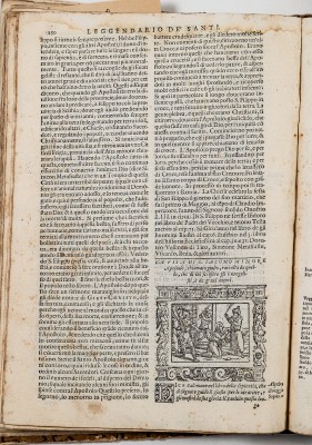 Ambito veneziano (1591), Lapidazione di un santo 1/4