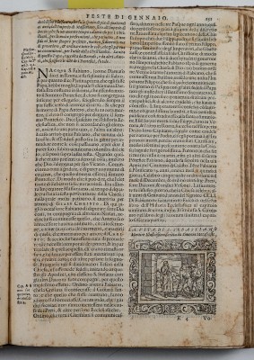 Ambito veneziano (1591), Santo con due mendicanti 2/2