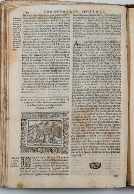 Ambito veneziano (1591), Santa maritrizzata nell'arena 2/2