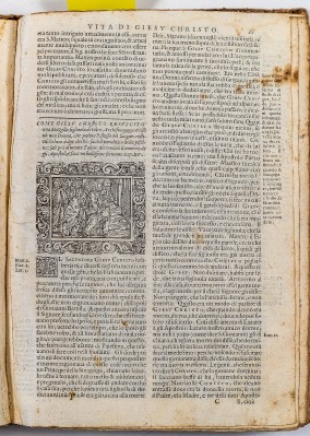 Ambito veneziano (1591), Gesù Cristo guarisce l'emorroissa