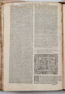 Ambito veneziano (1591), Santa distribuisce l'elemosina 1/3