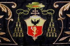Manif. italiana sec. XX, Dalmatica nera e oro dell'Arcivescovo Morganti 1/2