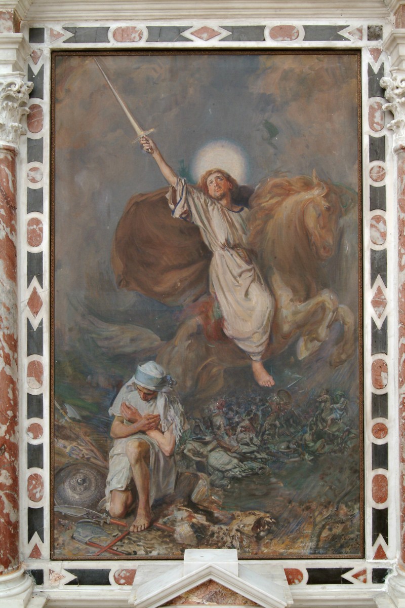 Erler G. E. (1927), San Giacomo Maggiore appare durante la battaglia di Clavio