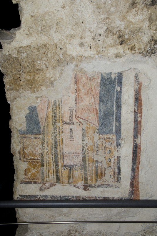 Ambito bizantino secc. X-XI, Dipinto murale di vescovo