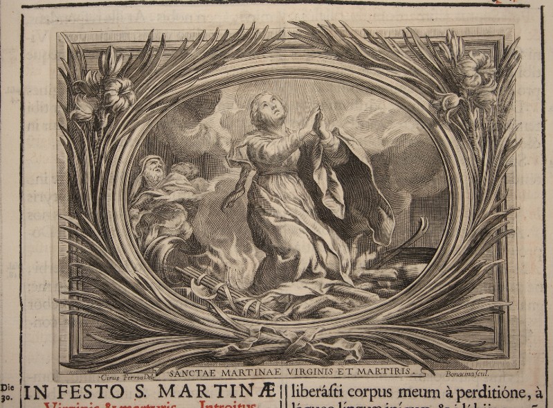 Ferri C.-Bonacina G.B. sec. XVII, Santa Martina Vergine