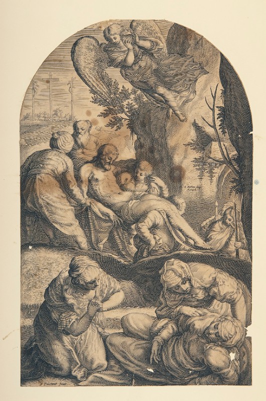 Matham J. (1594), Gesù Cristo trasportato al sepolcro