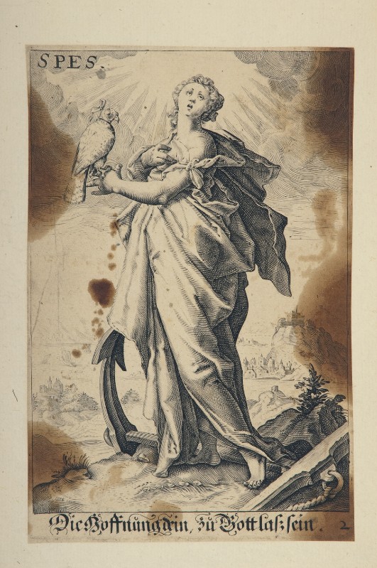 Ambito fiammingo prima metà sec. XVII, Allegoria della Speranza