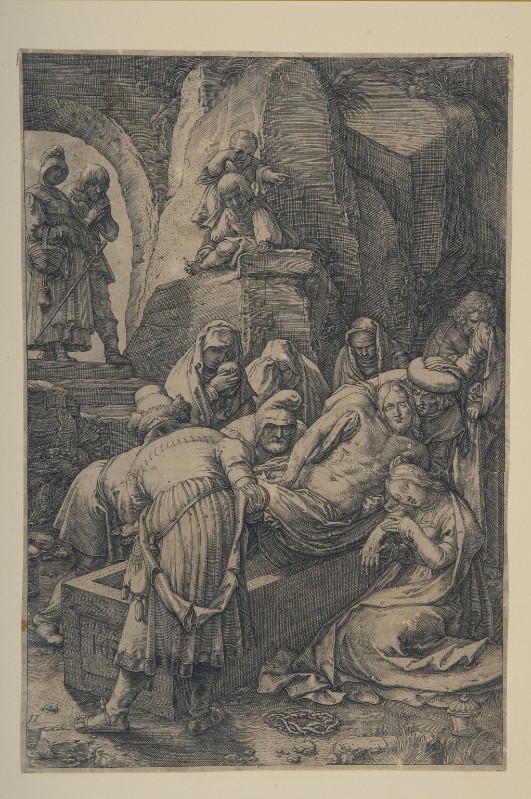 Goltzius H. (1597), Gesù Cristo deposto nel sepolcro