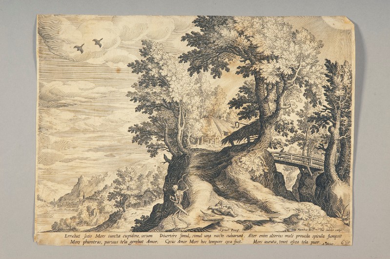 Sadeler J. (1599), Paesaggio con la morte e Cupido 1/2