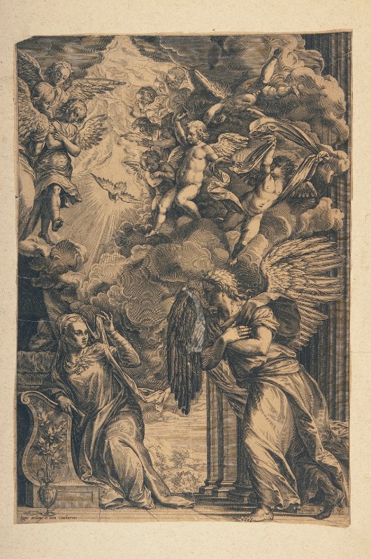 Cort C. (1566), Annunciazione