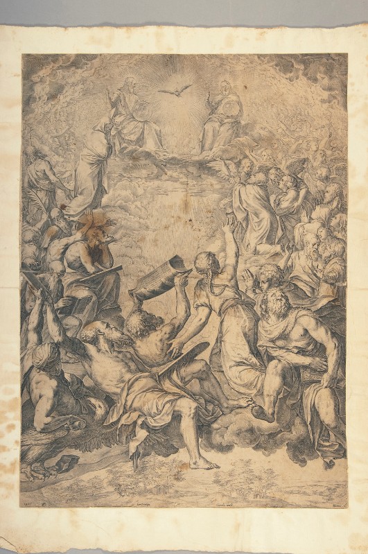 Cort C. (1566), Adorazione della Trinità