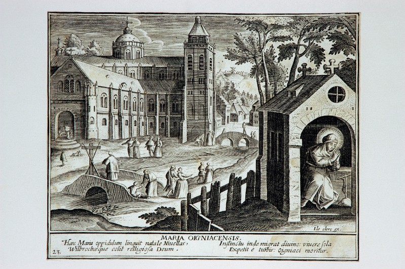 Ambito fiammingo prima metà sec. XVII, B. Maria di Oignies