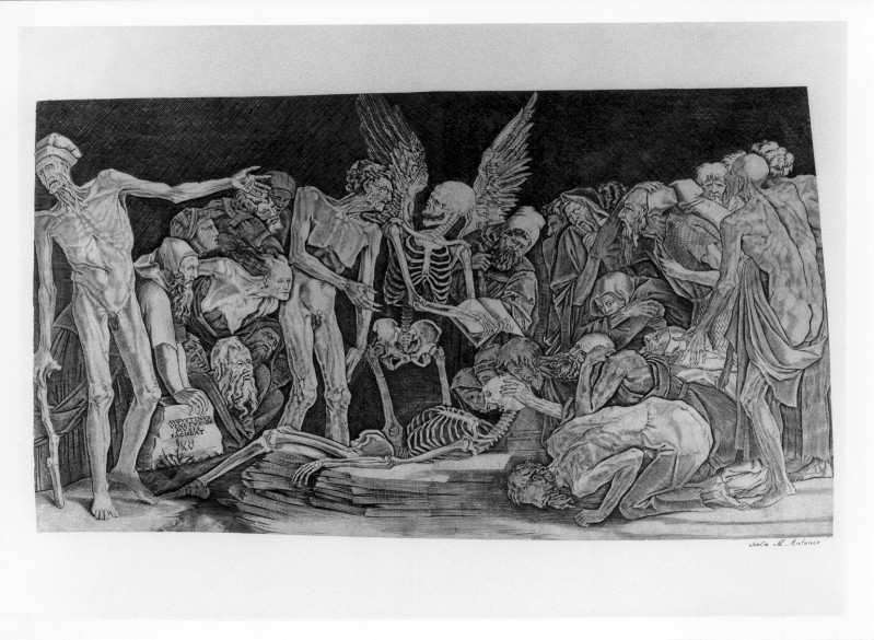 Agostino Veneziano (1518), Allegoria della Morte e della Fame