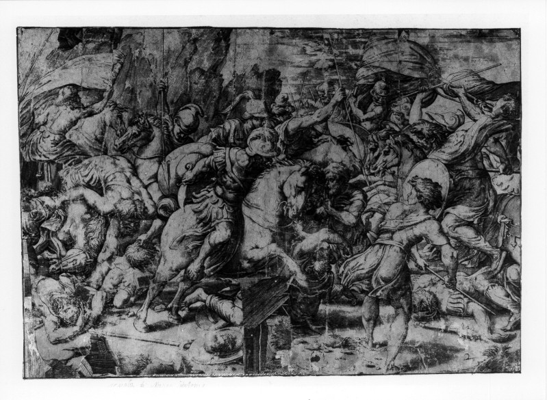Caraglio J. (1526 circa), Scena di battaglia