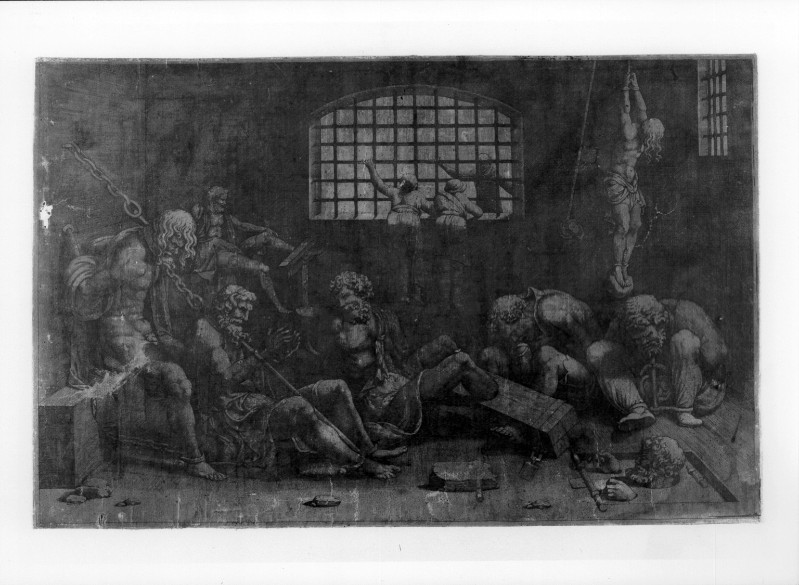 Scultori G. (1527-1530), Prigionieri in una cella