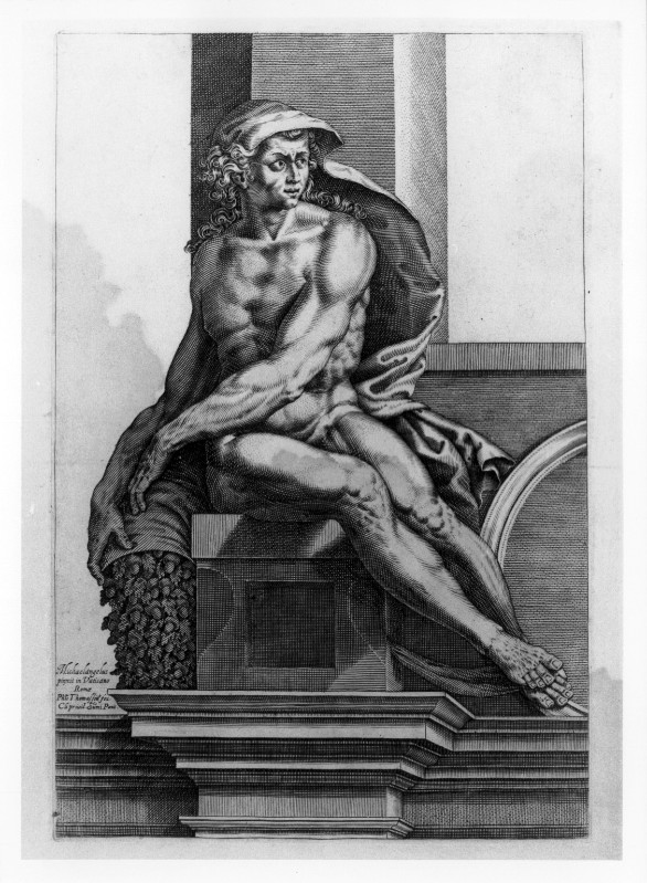Alberti C. (1575 circa), Ignudo con cappuccio
