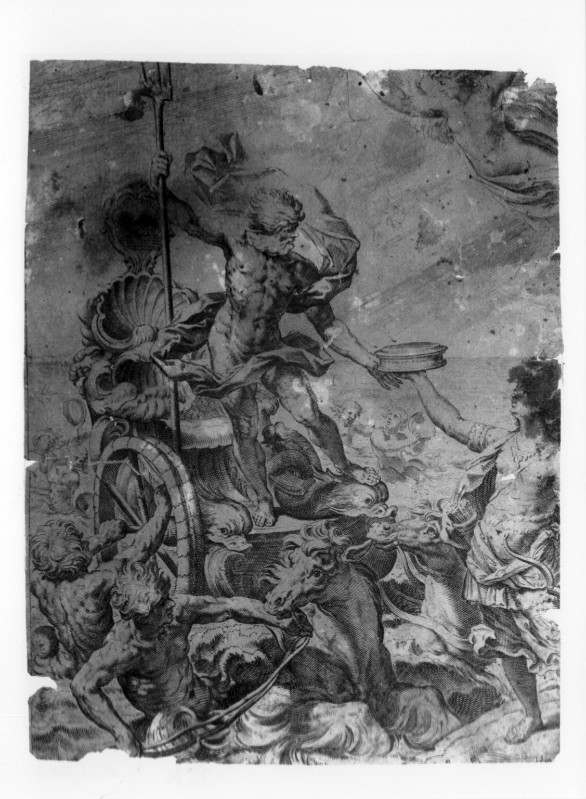 Greuter J. F. (1633), Nettuno sul carro come re del mare