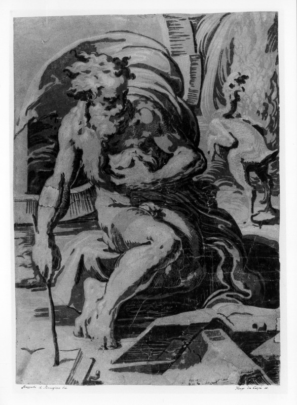 Ugo Da Carpi (1525 circa), Diogene