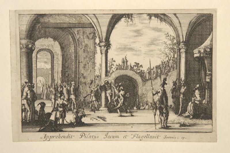 Cochin N. (1640-1669 circa), Flagellazione di Gesù Cristo