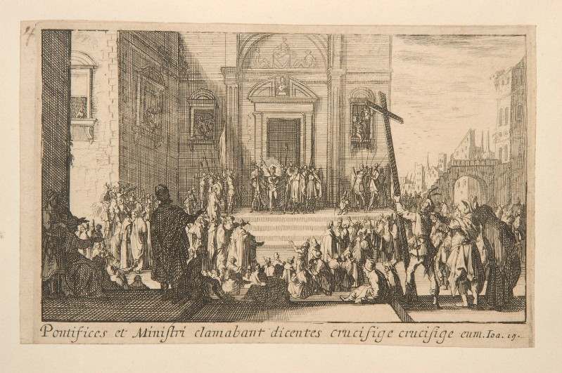 Ambito francese (?) (1640-1669), Gesù Cristo presentato al popolo