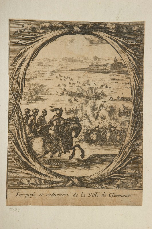 Cochin N. (1654-1699), Battaglia per la presa di Clermont