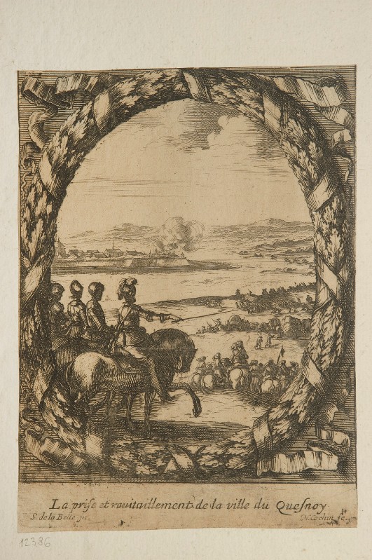 Cochin N. (1654-1699), Battaglia per la presa di Le Quesnoy