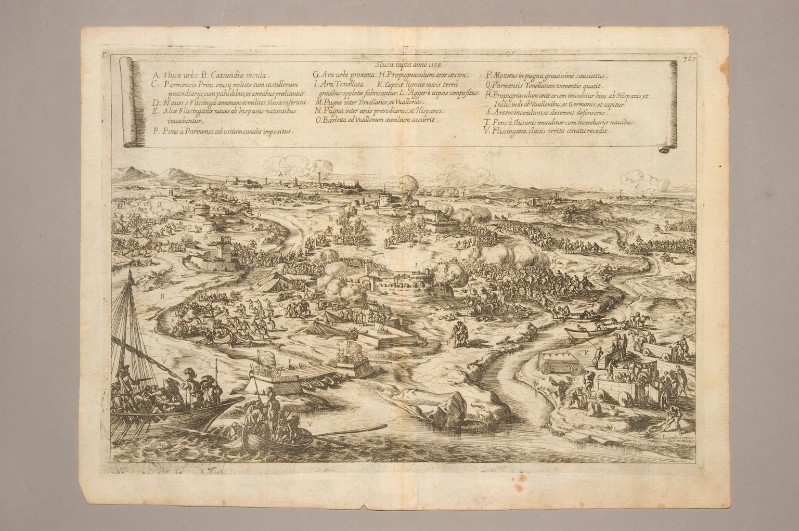 Courtois J. (1640-1647), Battaglia per la presa della città di Seusa nel 1588