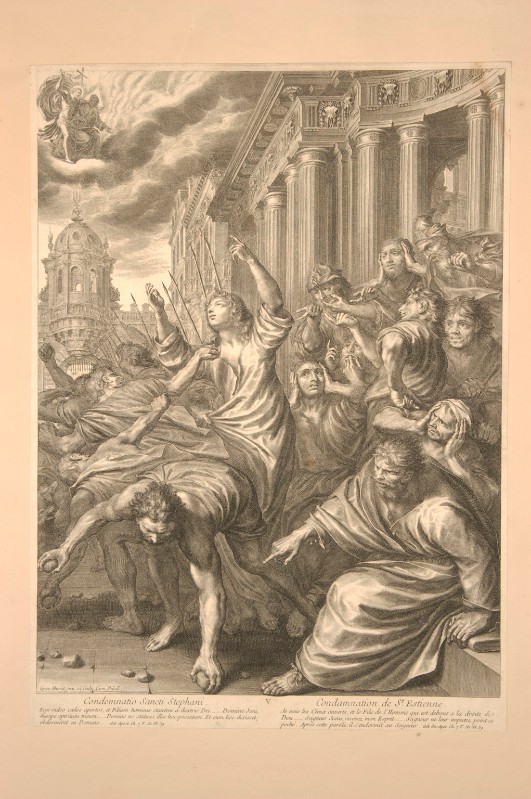Huret G. (1664 circa), Condanna di S. Stefano al martirio