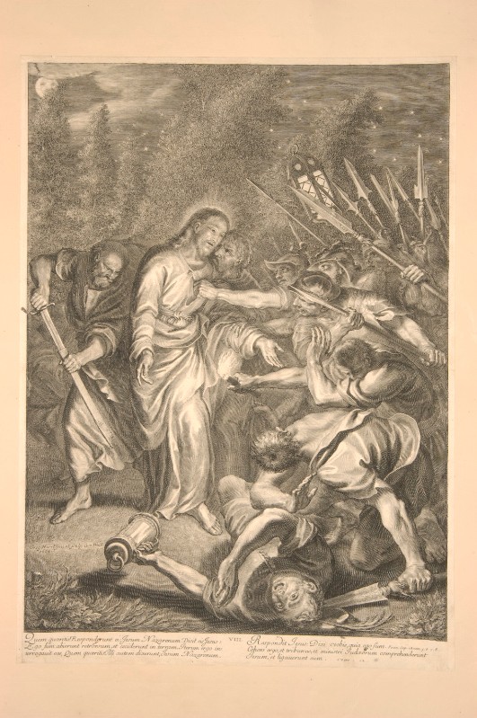 Huret G. (1664 circa), Cattura di Gesù Cristo