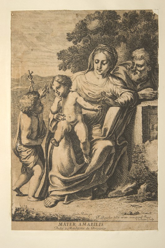 Lepautre J. (1660-1682), Sacra famiglia e S. Giovannino