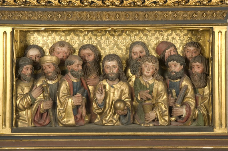 Bottega trentina (1515-1520), Gesù Cristo e gli apostoli