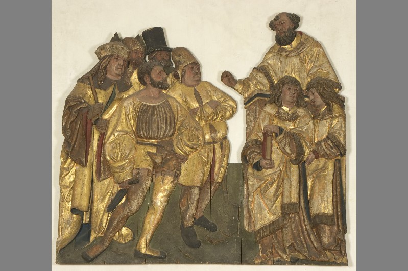 Bottega dell'Allgäu (1515 circa), Rilievo con Storie dei martiri anauniesi 1/4