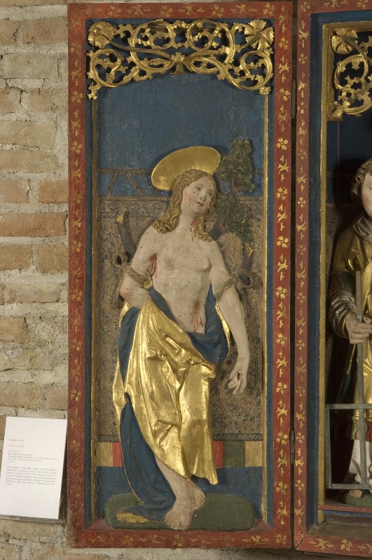Bottega trentina (1520-1530 circa), S. Sebastiano