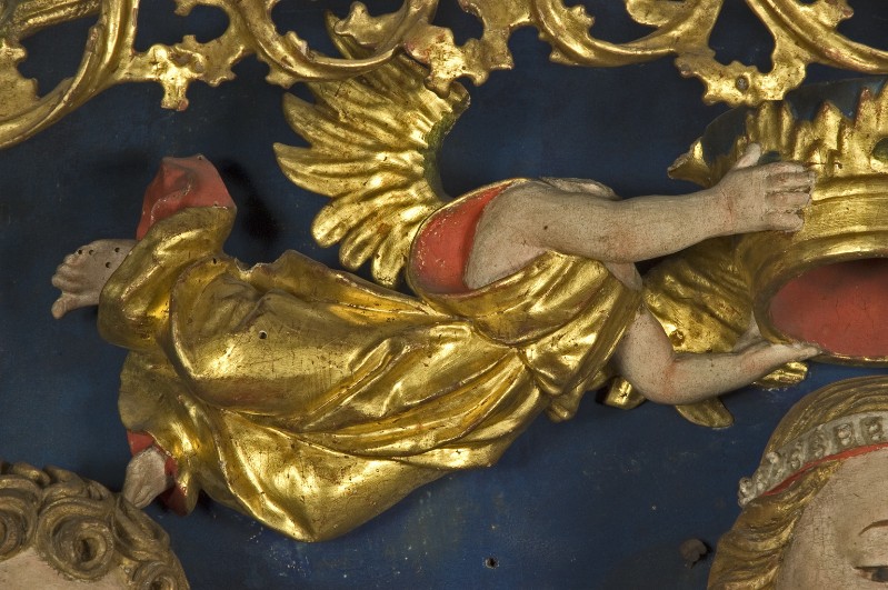 Bottega trentina (1520-1530 circa), Angelo reggicorona 1/2