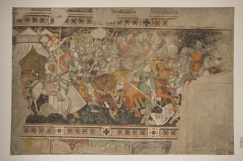 Ambito lombardo (1452 circa), Battaglia di cavalieri