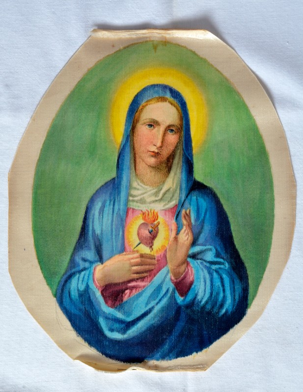 Ditta Viesi D. (1953), S. Cuore di Maria su sfondo verde 1/2
