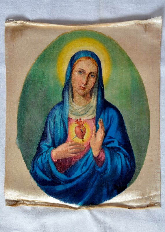 Ditta Viesi D. (1953), S. Cuore di Maria su sfondo verde 2/2