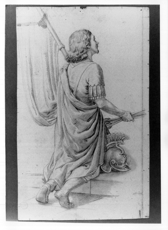 Campochiesa L. (1857), Studio per S. Sebastiano inginocchiato con frecce